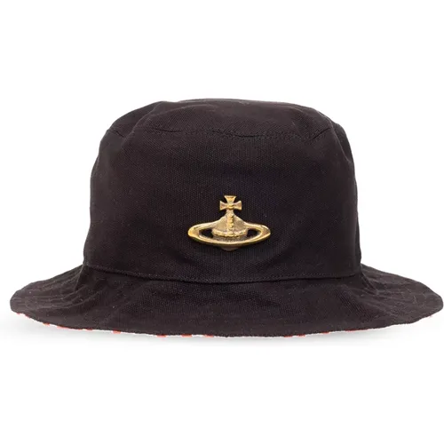 Bucket hat with logo , unisex, Sizes: L, M - Vivienne Westwood - Modalova