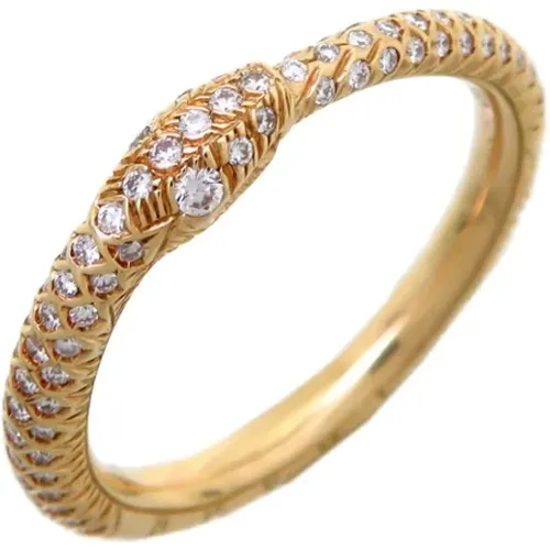 Pre-owned Jewellery, female, , Size: ONE SIZE Pre-owned Gold rings - Gucci Vintage - Modalova