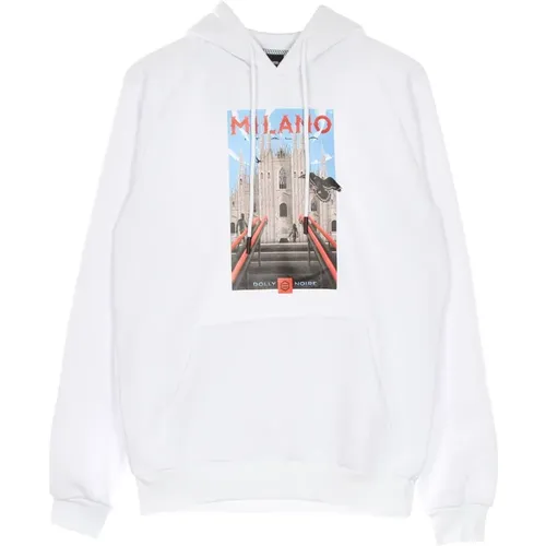 Hoodies, male, , Size: S Milano Hoodie Long Sleeve Sweatshirt - Dolly Noire - Modalova