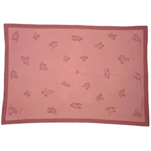 Pre-owned Scarves, female, , Size: ONE SIZE Pre-owned Fabric scarves - Hermès Vintage - Modalova