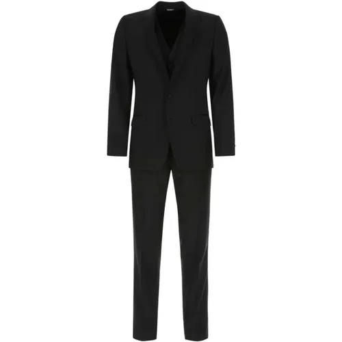 Single Stripe Suit , male, Sizes: S, 2XL - Dolce & Gabbana - Modalova