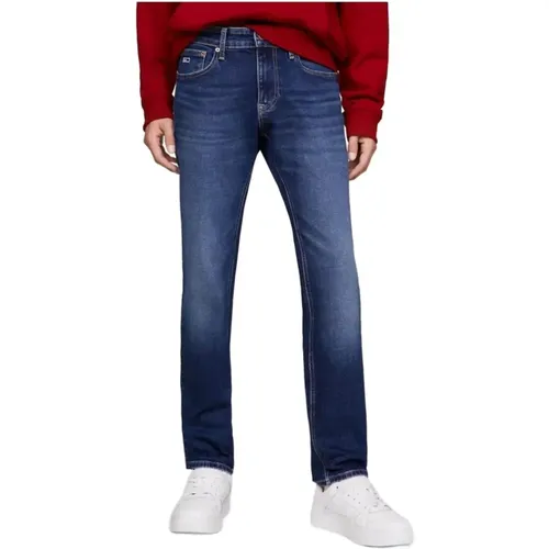 Slim Scanton Jeans redefine casual elegance , male, Sizes: W38 L32, W36 L32, W29 L32, W31 L32 - Tommy Hilfiger - Modalova