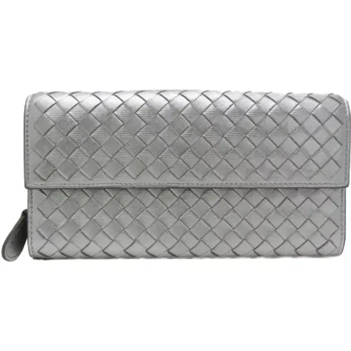 Pre-owned Leather wallets , female, Sizes: ONE SIZE - Bottega Veneta Vintage - Modalova