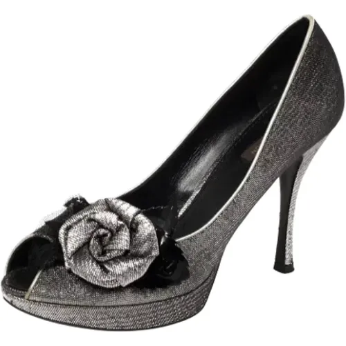 Pre-owned Pumps, female, , Size: 9 US Pre-owned Fabric heels - Louis Vuitton Vintage - Modalova