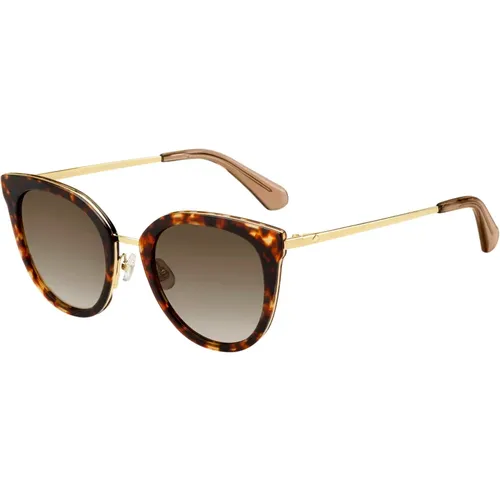 Jazzlyn/S Sunglasses in Havana Gold/ , female, Sizes: 51 MM - Kate Spade - Modalova