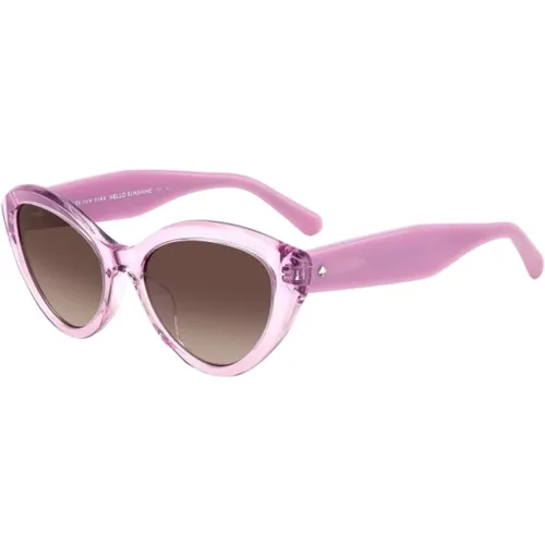 Lila Acetat Sonnenbrille für Frauen - Kate Spade - Modalova