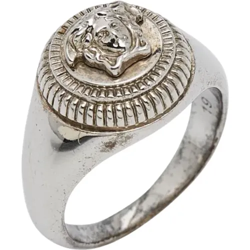 Pre-owned Jewellery, male, , Size: ONE SIZE Pre-owned Metal rings - Versace Pre-owned - Modalova