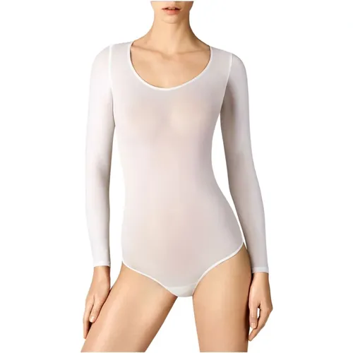 Body, female, , Size: S Sheer Silky Long-Sleeved Body - Wolford - Modalova