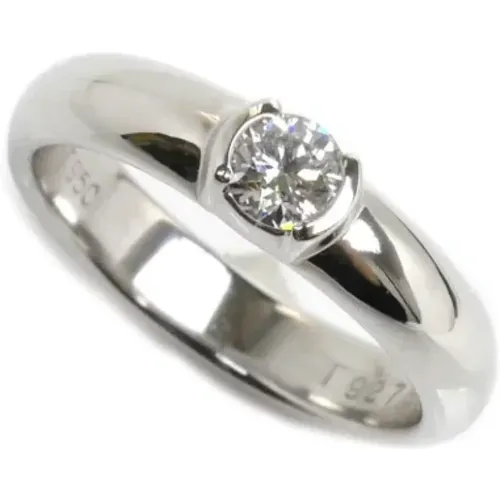 Pre-owned Jewellery, female, , Size: ONE SIZE Pre-owned Platinum rings - Tiffany & Co. Pre-owned - Modalova