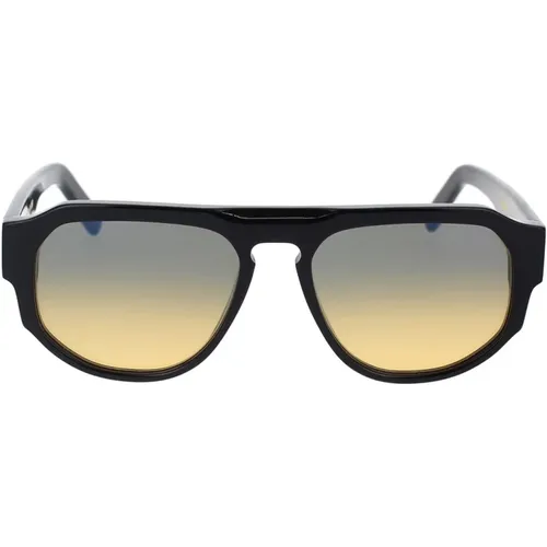 Retro Style Sunglasses Asmara II , male, Sizes: 55 MM - L.g.r - Modalova