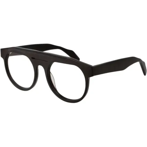 Glasses, male, , Size: ONE SIZE Men Optical Frames Panto Style - Yohji Yamamoto - Modalova