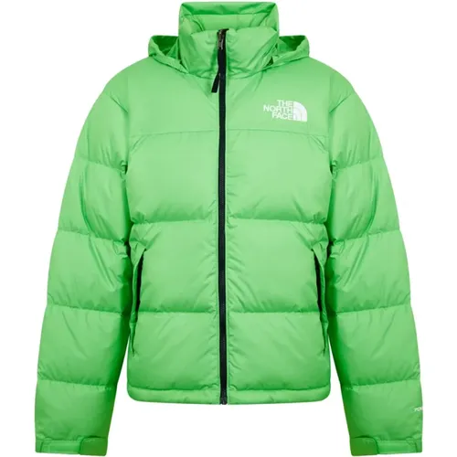 Down Jackets, male, , Size: S Retro Nuptse Down Jacket - The North Face - Modalova