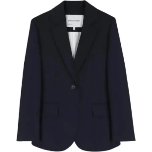 Wollblazer Jacke in Schwarz , Damen, Größe: M - MARGAUX LONNBERG - Modalova