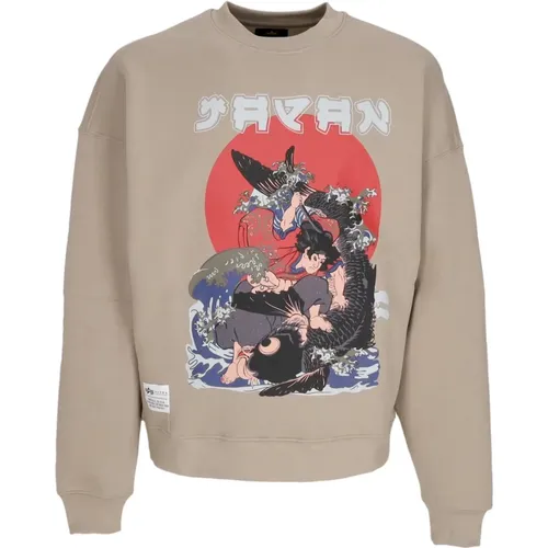 Sweatshirts, male, , Size: XL Vintage Japan Warrior Crewneck Sweatshirt - alpha industries - Modalova