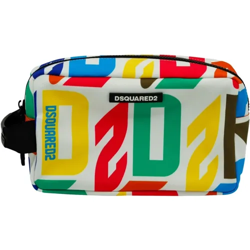 Modische Mehrfarbige Reisetasche , Damen, Größe: ONE Size - Dsquared2 - Modalova