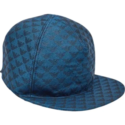 Pre-owned Accessories, male, , Size: ONE SIZE Pre-owned Fabric hats - Armani Pre-owned - Modalova