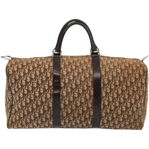 Pre-owned Weekend Bags, unisex, , Size: ONE SIZE Pre-owned Canvas travel-bags - Dior Vintage - Modalova