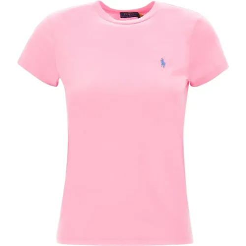 Damen Polo T-Shirt mit Iconic Logo , Damen, Größe: XL - Ralph Lauren - Modalova