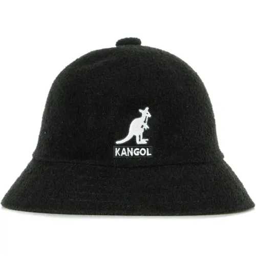 Casual Schwarzer Bucket Hat mit großem Logo - Kangol - Modalova