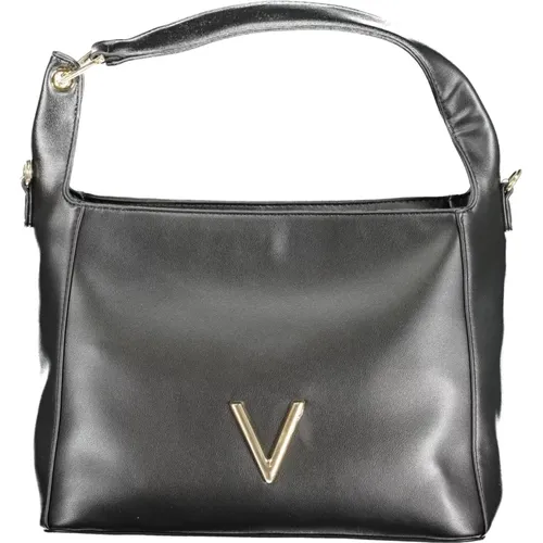 Schwarze Schultertasche mit verstellbarem Riemen - Valentino by Mario Valentino - Modalova