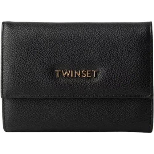 Wallets with Metal Logo , female, Sizes: ONE SIZE - Twinset - Modalova