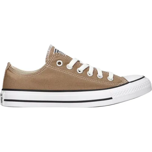 Braune Canvas Low Top Sneakers , Damen, Größe: 36 1/2 EU - Converse - Modalova