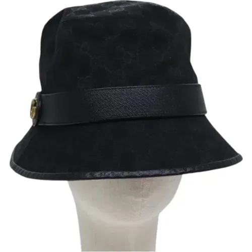 Pre-owned Canvas hats , female, Sizes: ONE SIZE - Gucci Vintage - Modalova