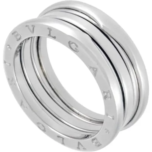 Pre-owned Jewellery, female, , Size: ONE SIZE Pre-owned White Gold rings - Bvlgari Vintage - Modalova