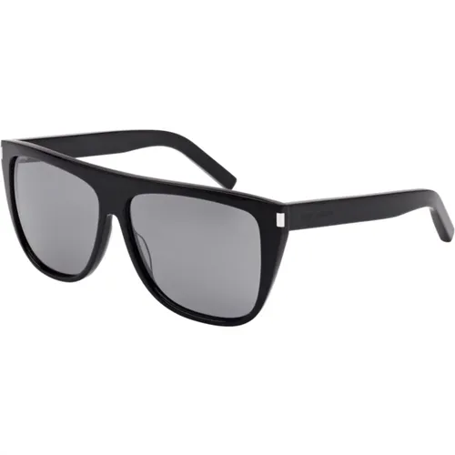 SL 1 Sunglasses, /Grey Silver , unisex, Sizes: 59 MM - Saint Laurent - Modalova