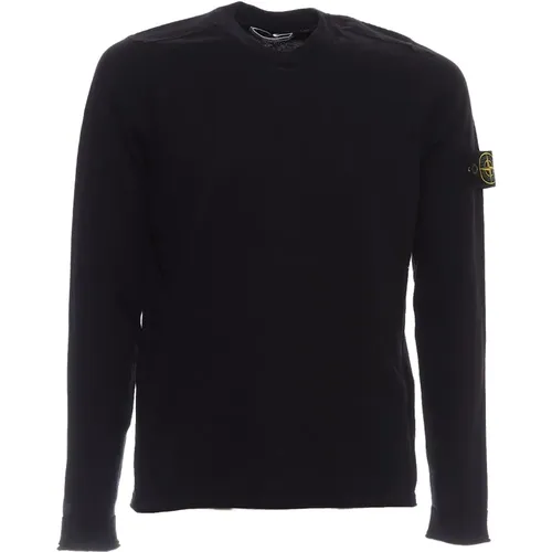 Blauer Strick Ss24 , Herren, Größe: M - Stone Island - Modalova