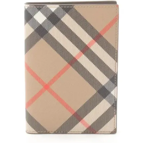 Pre-owned Wallets, female, , Size: ONE SIZE Pre-owned Canvas wallets - Burberry Vintage - Modalova