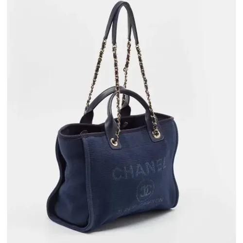 Pre-owned Tote Bags, female, , Size: ONE SIZE Pre-owned Canvas chanel-bags - Chanel Vintage - Modalova