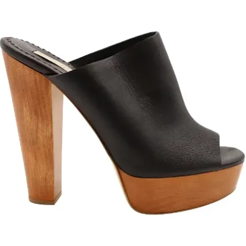 Pre-owned Leather heels , female, Sizes: 7 UK - Stella McCartney Pre-owned - Modalova