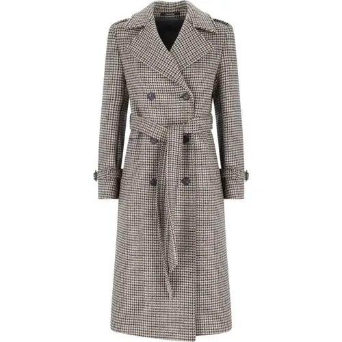 Belted Coats , Damen, Größe: M - Tagliatore - Modalova