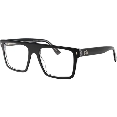 Glasses, male, , Size: 54 MM Iconic Optical Glasses Model 0012 - Dsquared2 - Modalova