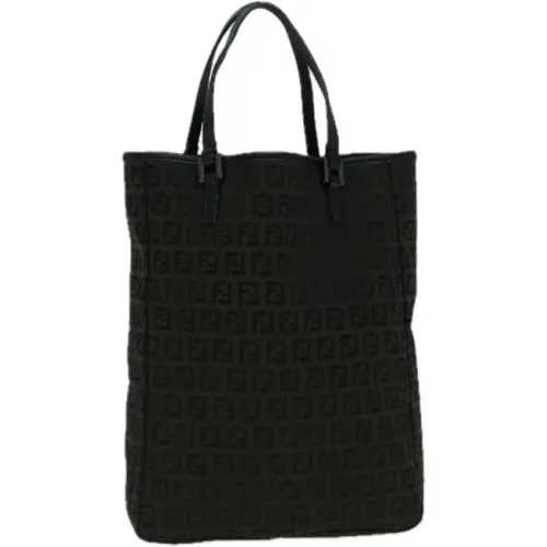 Pre-owned Tote Bags, female, , Size: ONE SIZE Pre-owned Canvas fendi-bags - Fendi Vintage - Modalova