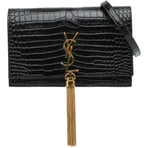 Pre-owned Leather crossbody-bags , female, Sizes: ONE SIZE - Yves Saint Laurent Vintage - Modalova