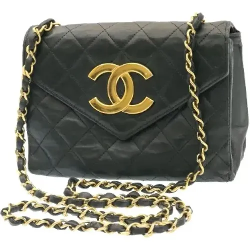 Pre-owned Cross Body Bags, female, , Size: ONE SIZE Pre-owned Leather Chanel Shoulder Bag - Chanel Vintage - Modalova