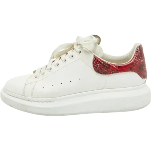 Pre-owned Sneakers, male, , Size: 12 US Pre-owned Leather sneakers - Alexander McQueen Pre-owned - Modalova