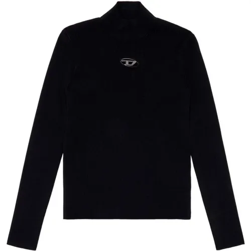 Sweater with Cut-Out Detail , male, Sizes: L, M - Diesel - Modalova