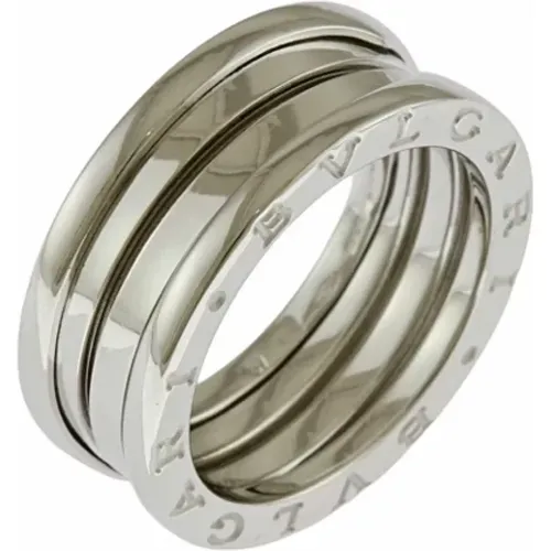 Pre-owned Jewellery, female, , Size: ONE SIZE Pre-owned White Gold rings - Bvlgari Vintage - Modalova