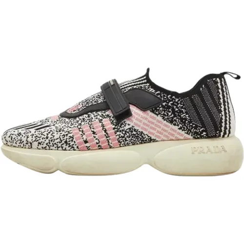 Pre-owned Knit sneakers , female, Sizes: 5 1/2 UK - Prada Vintage - Modalova