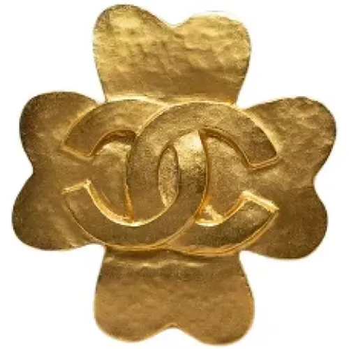 Pre-owned Jewellery, female, , Size: ONE SIZE Pre-owned Metal brooches - Chanel Vintage - Modalova