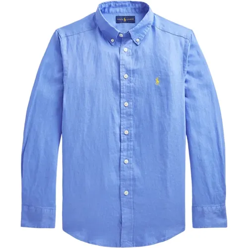 Blaues Langarmhemd Ralph Lauren - Ralph Lauren - Modalova