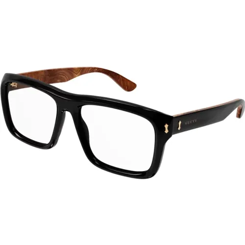 Glasses, unisex, , Size: ONE SIZE Gg1462O Decor Line Square Acetate Eyeglasses - Gucci - Modalova