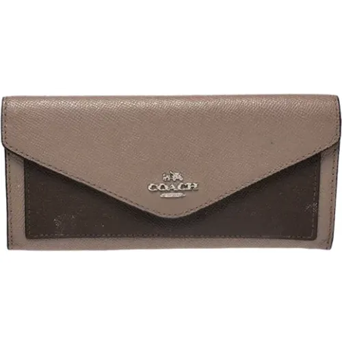 Pre-owned Wallets, female, , Size: ONE SIZE Pre-owned Leather wallets - Coach Pre-owned - Modalova