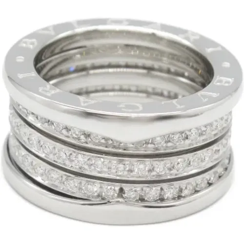 Pre-owned Jewellery, female, , Size: ONE SIZE Pre-owned White Gold rings - Bvlgari Vintage - Modalova