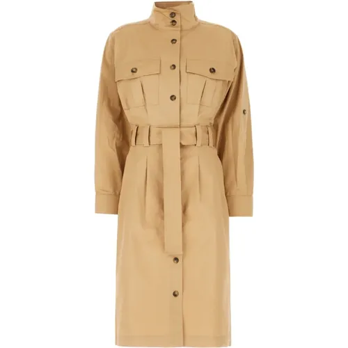 Trench Coats, female, , Size: S Stylish Cotton Trench Coat - A.p.c. - Modalova