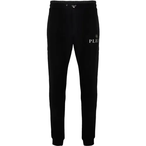 Sweatpants, male, , Size: XS Hexagon Joggin Trousers - Philipp Plein - Modalova