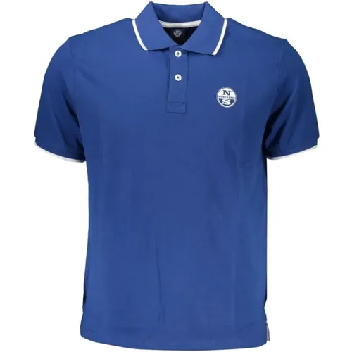 Cotton Polo Shirt with Short Sleeves , male, Sizes: XL, S, M - North Sails - Modalova